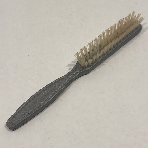 Rare Vintage Pebble Textured Plastic Or Resin Hair Brush 8 Inches Tease & Smooth - Picture 3 of 8